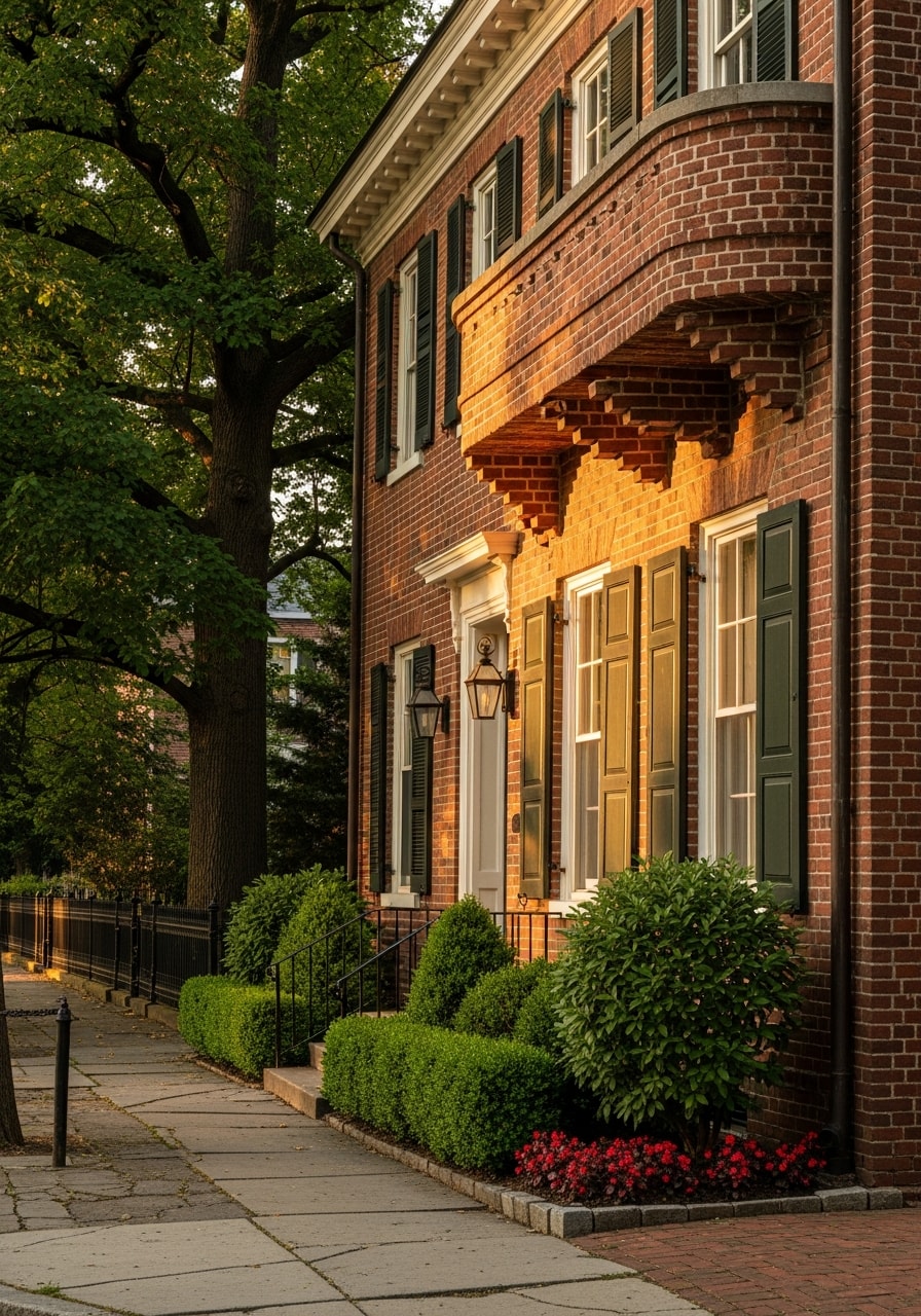 Gettysburg historic home with period details and well-maintained exterior.